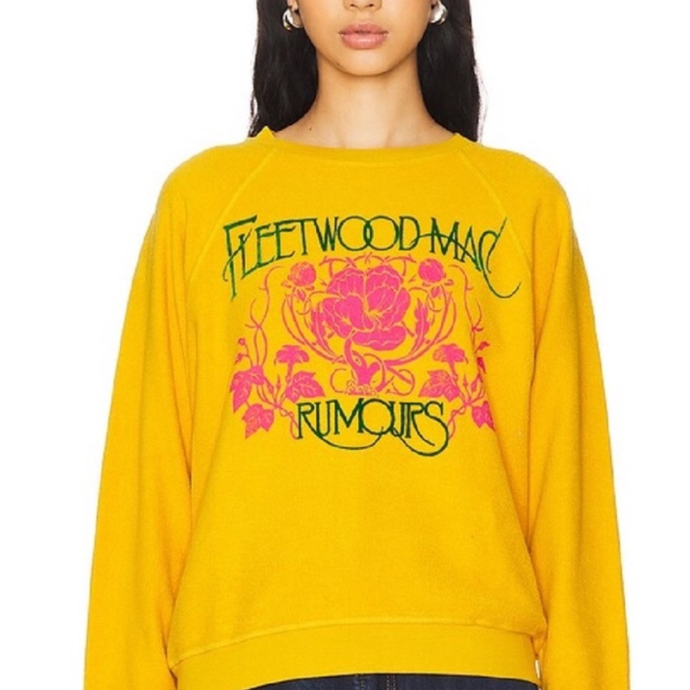 Daydreamer Yellow Fleetwood Mac Sweatshirt